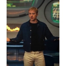 The Fantastic Four First Steps Joseph Quinn Blue Jacket